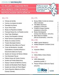 No momento, podem ser vacinados idosos de 60 anos ou mais; Campanha De Vacinacao Tera Repescagem Para Pessoas Com 36 Anos Ou Mais Confira O Calendario Prefeitura Da Cidade Do Rio De Janeiro Prefeitura Rio