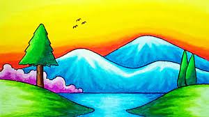 Super Easy Mountain Lake Scenery Drawing For Beginners How To Draw Simple Nature Scenery Youtube 754 likes · 3 talking about this. super easy mountain lake scenery drawing for beginners how to draw simple nature scenery