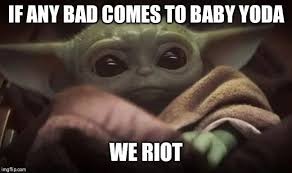Babyoda Themandalorian Yoda Meme Funny Memes Star Wars Humor