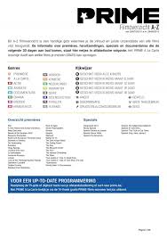 Films A-Z afdrukken - Prime