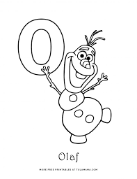Disney letter o coloring pages. Free Printable Disney Alphabet Coloring Pages Tulamama
