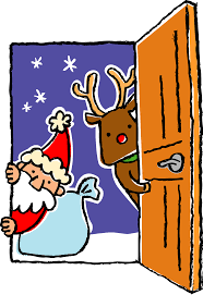 The frankenstein theory is a 2013 american horror film directed by andrew weiner and stars kris lemche, joe egender, timothy v. Santa Claus And Reindeer In A Open Door Clipart Free Download Transparent Png Creazilla