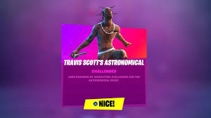 As of right now, you can enter the virtual lobby, which opened up at 5:30pm eastern. Fortnite All Travis Scott S Astronomical Challenges Guide Chapter 2 Season 2 Youtube