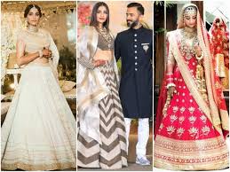 All The Glittery Details Of Sonam Kapoor S Wedding Wardrobe Sonam kapoor and anand ahuja tie the knot in mumbai.
