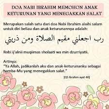 Is your network connection unstable or browser. Doa Nabi Ibrahim Memohon Anak Keturunan Yang Menegakkan Salat Nasihat Sahabat