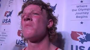 Keegan Moore (MN), Cadet Nationals Greco-Roman 182 champion