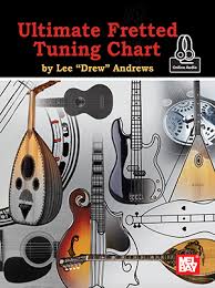 ultimate fretted tuning chart chart online audio mel bay