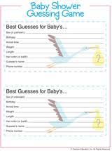 :) (guess the gender, birth date, birth time, weight, length, hair color and eye color) Baby Shower Game Guess Baby Gender Weight Etc Game Cards Free Printable Familyeducation