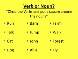 Morphologically, verbs have a past tense form and a progressive form. Ppt Verbs And Nouns Powerpoint Presentation Free Download Id 2586920