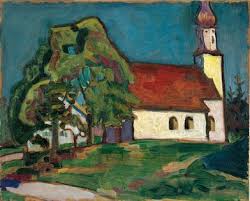 kirchlein von riedhausen by gabriele munter kunstproduktion kunst inspiration wassily kandinsky
