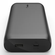 The power bank has a total of 3 ports: Usb C Pd Power Bank 20 000mah Fast Charging Belkin