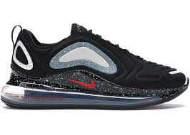• the nike air max 720 features the brand's largest air unit to date, with its heel measuring in at 38mm. Nike Air Max 720 Undercover Black Cn2408 001