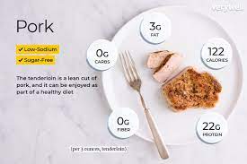 A 1 medium chop of pork contains about 336mg sodium per serving. Pork Nutrition Facts And Health Benefits