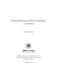 All questions are welcome such as to how to change oil, to how to tie shoes. Pdf School Bullying And Power Relations In Vietnam
