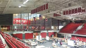 interactive wolf display picture of reynolds coliseum