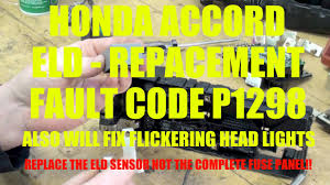 By watching this video you will learn the following topics: Eld 1298 Error Code Advice Drive Accord Honda Forums