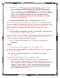 Until then the federal gov't had virtually no role. An Overview Of The Great Depression Commonlit Answer Key An Overview Of The Great Depression Answer Key