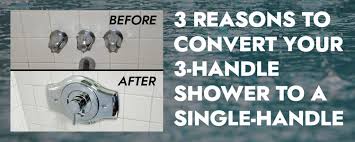 Then pull off handle knob, stem extension,escutcheon and wall tube. 3 Reasons To Convert Your 3 Handle Shower To A Single Handle Universal Plumbing Sewer