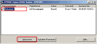 Laden sie die treiber für epson workforce 325 für windows 10, windows 8, windows xp treiber für epson workforce 325. Druckauftrag Abbrechen