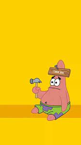 Image in cartoon aesthetics collection by sick aesthetics. Patrick Star Aesthetic I Love You Spongebob Wallpaper Cartoon Wallpaper Iphone Wallpaper Iphone Cute