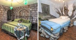 Harry potter themed bedroom for girls. You Can Stay In A Massive Harry Potter Themed House Just 30 Minutes Away From The Wizarding World Of Harry Potter Bored Panda