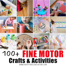I blow up a couple of balloons, we each grab a fly swatter and go to town hitting them around the room. 100 Fine Motor Activities Happy Toddler Playtime