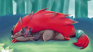 Red Pokemon Character Illustration Pokemon Zoroark 4k Wallpaper Hdwallpaper Desktop Pokemon Zoroark Pokemon Red Pokemon