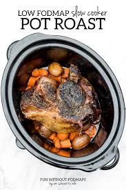 Sprinkle the ranch seasoning mix over the roast and rub in well. Low Fodmap Slow Cooker Pot Roast Fun Without Fodmaps