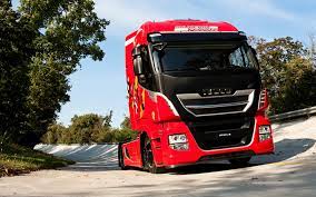 Download Wallpapers Iveco Stralis 570xp Trucks Raceway Scuderia Ferrari Emotional Truck Besthqwallpapers Com Trucks Big Trucks Ferrari