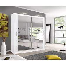 Shop wardrobes and armoires at 1stdibs, the leading resource for antique and modern case pieces and storage cabinets made in german. German Sliding Wardrobes White Milan Mirrored Sliding Wardrobe On Onbuy