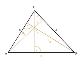 Konstruktionsanleitung des höhenschnittpunkts im stumpfwinkligen dreieck. Eigenschaften Von Dreiecken Bettermarks