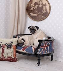 Mops Hundebett Barock Design Union Jack Bezug Einfach Der Hammer Met Afbeeldingen