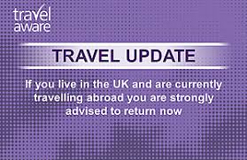Booking changes and other options. Foreign Secretary Advises All British Travellers To Return To The Uk Now Gov Uk