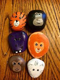 Jungle Safari Painted Rocks Rimrocks Painted Rock Animals Safari Painting Painted Rocks