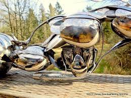 The Spoon Motorcycle No One Saw Coming Scrap Metal Art Welding Art Motorcycle Sculpture