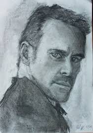 Artwork details: graphite and charcoal