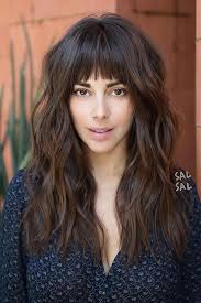 Try this style if you want something a little more effortless and a little less perfect. Long Hair With Bangs How To Choose Perfect Bangs For Your Face