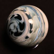 Handmade Modern Glass Marble By Fabien Jauget Aka Bombyx Mori Glass Handmade Art Glass Contemporary Glass Art Glass Marbles