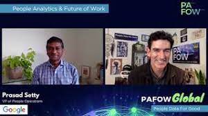 Data to influence behavior change. Prasad Setty Of Google On The People Analytics Future Of Work Global Online October 2020 Youtube
