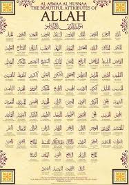 Arabic 99 Names Of Allah With Meaning In English 99namesofallah Allahnames Allah Names Beautiful Names Of Allah Names With Meaning