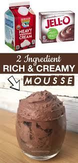 The Easiest Best Mousse You Will Ever Make 2 Ingredients In 2020 Dessert Recipes Easy Mousse Recipes Dessert Recipes