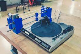 A diy stereo record lathe. Homegroove Caitlin Blumer