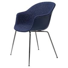 Gubi Bat Dining Chair Front Upholstered Conical Base Chair Dining Chair Upholstery Contemporary Dining Chairs
