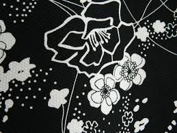 Black And White Floral Cotton Fabric Vintage Black White Floral Waffle Knit Cotton Fabric 5 Yards X 45 Craft Fabrics Fabric Knit Cotton