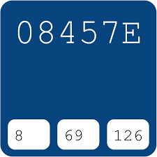 Azure (which ultimately comes from a persian word for lapis lazuli, a rich blue stone) describes the color of a cloudless sky and can even be a noun meaning the unclouded sky. Dark Cerulean 08457e Hex Color Code Rgb And Paints