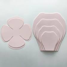 Pdf Petal 19 Paper Flowers Template W Rose Bub Center Instant Etsy Paper Flower Template Giant Paper Flowers Diy Flower Template