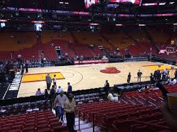 American Airlines Arena Section 120 Row 16 Seat 02 Miami