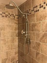 Pulse Showerspas Kauai Iii 3 Spray Handshower And Showerhead Combo Kit In Brushed Nickel 1011 Bn T Master Bathroom Shower Shower Renovation Bathroom Redesign