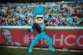 Heat are well down the table after an indifferent start and look ripe for the taking , especially as they are struggling to set decent totals. Dane Paltmann Heater Mascot Brisbane Heat Cricket Team Starnow