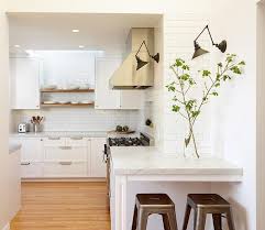 Try one of these brilliant small kitchen color ideas to reenergize your cooking space. Small Kitchen With Breakfast Bar Transitional Kitchen